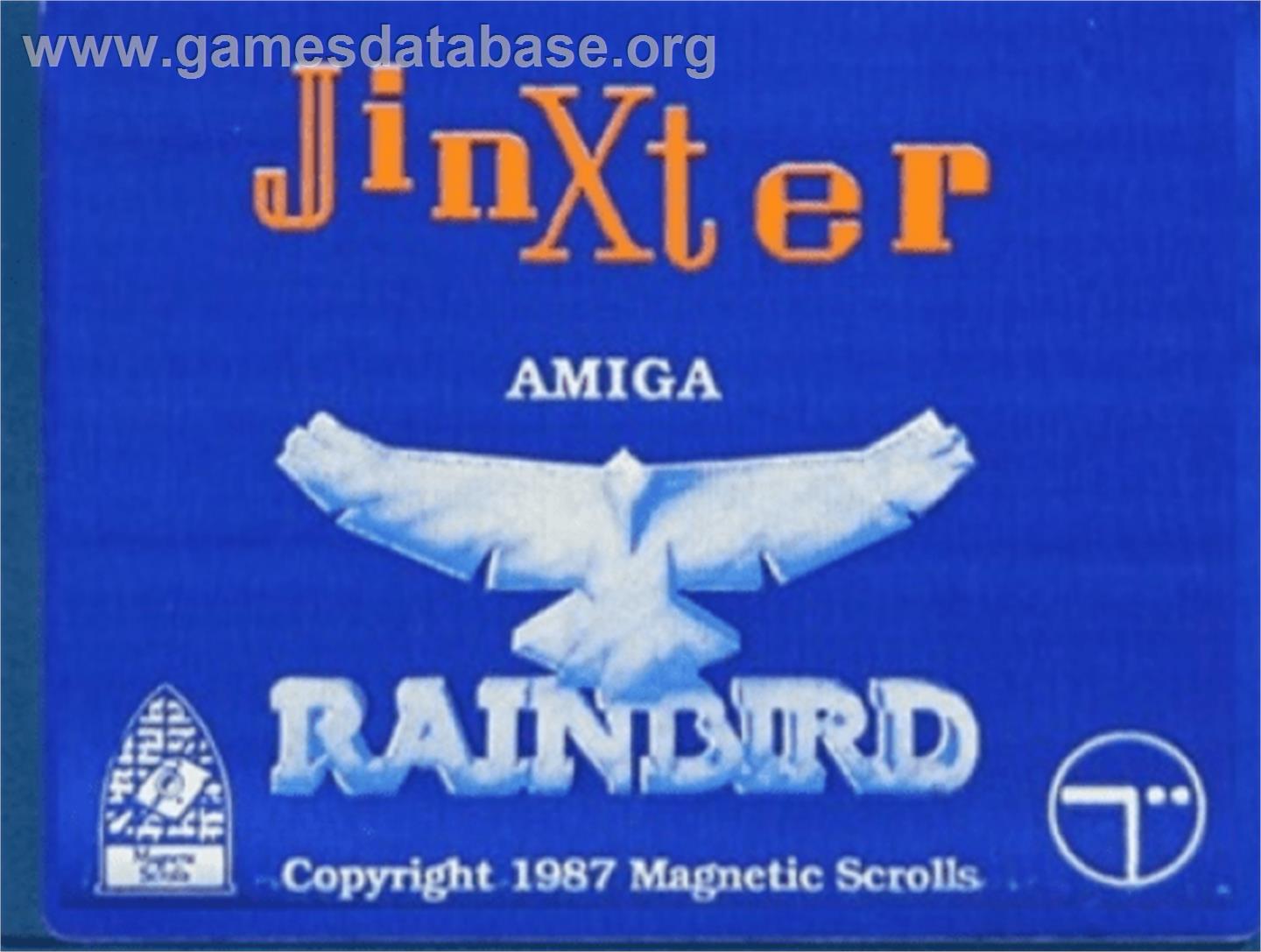 Jinxter - Commodore Amiga - Artwork - Cartridge Top