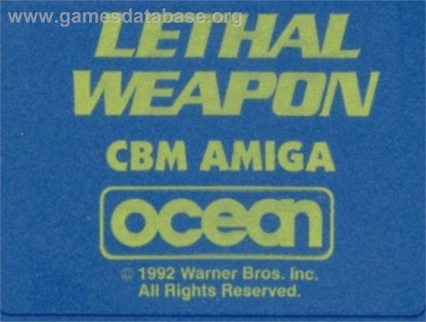 Lethal Weapon - Commodore Amiga - Artwork - Cartridge Top