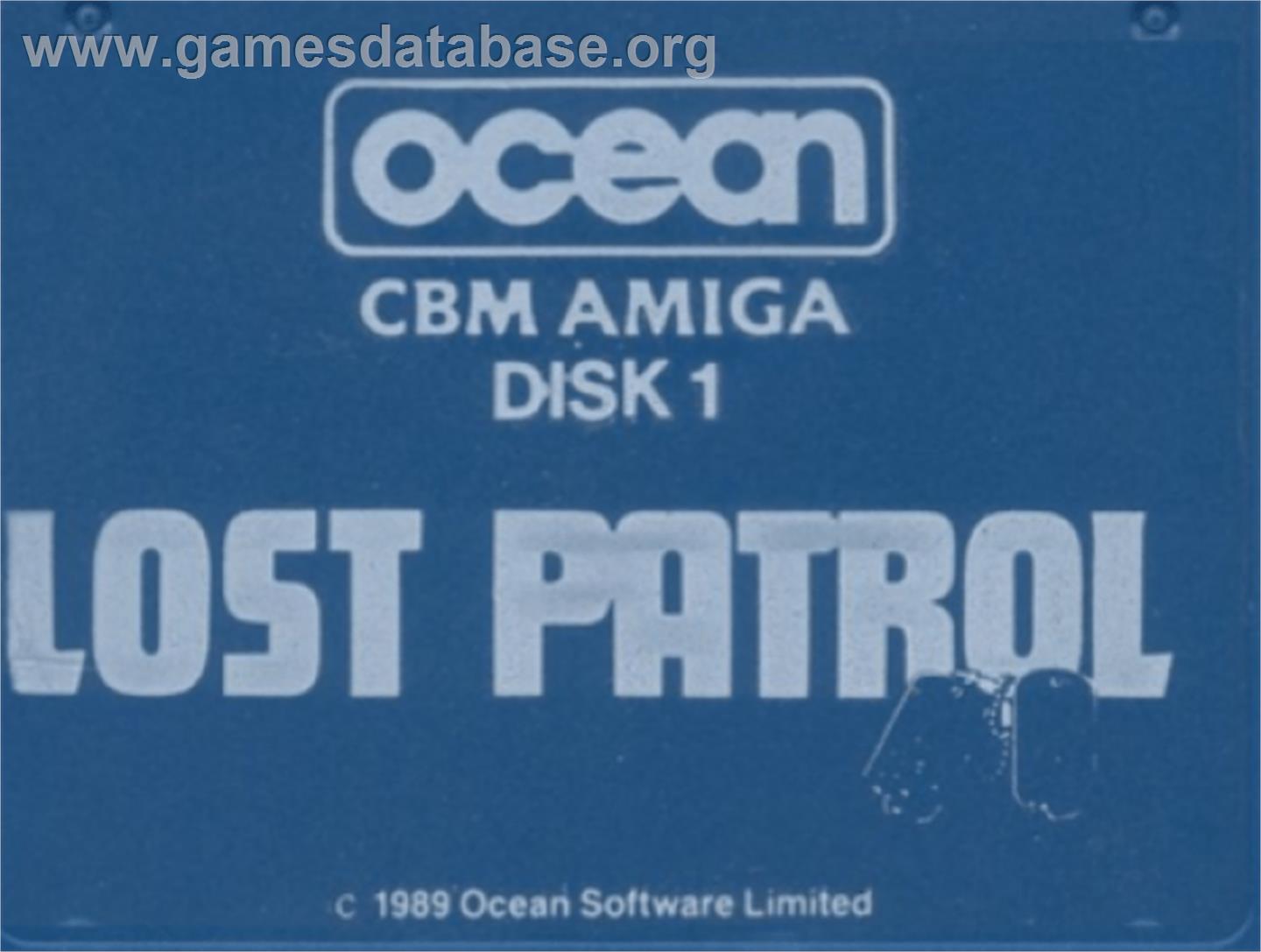 Lost Patrol - Commodore Amiga - Artwork - Cartridge Top