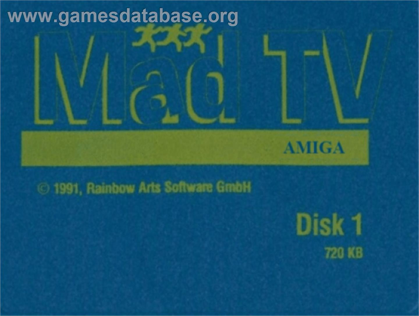 Mad TV - Commodore Amiga - Artwork - Cartridge Top