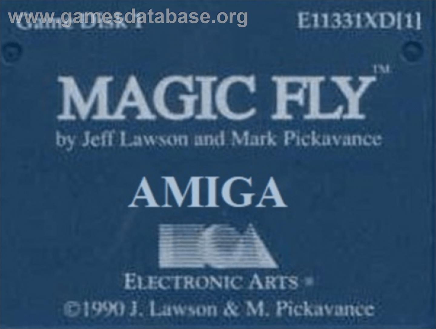 Magic Fly - Commodore Amiga - Artwork - Cartridge Top