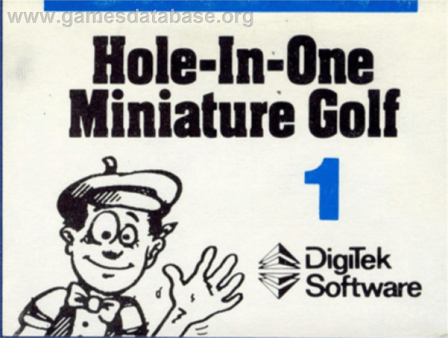 Mini Golf - Commodore Amiga - Artwork - Cartridge Top