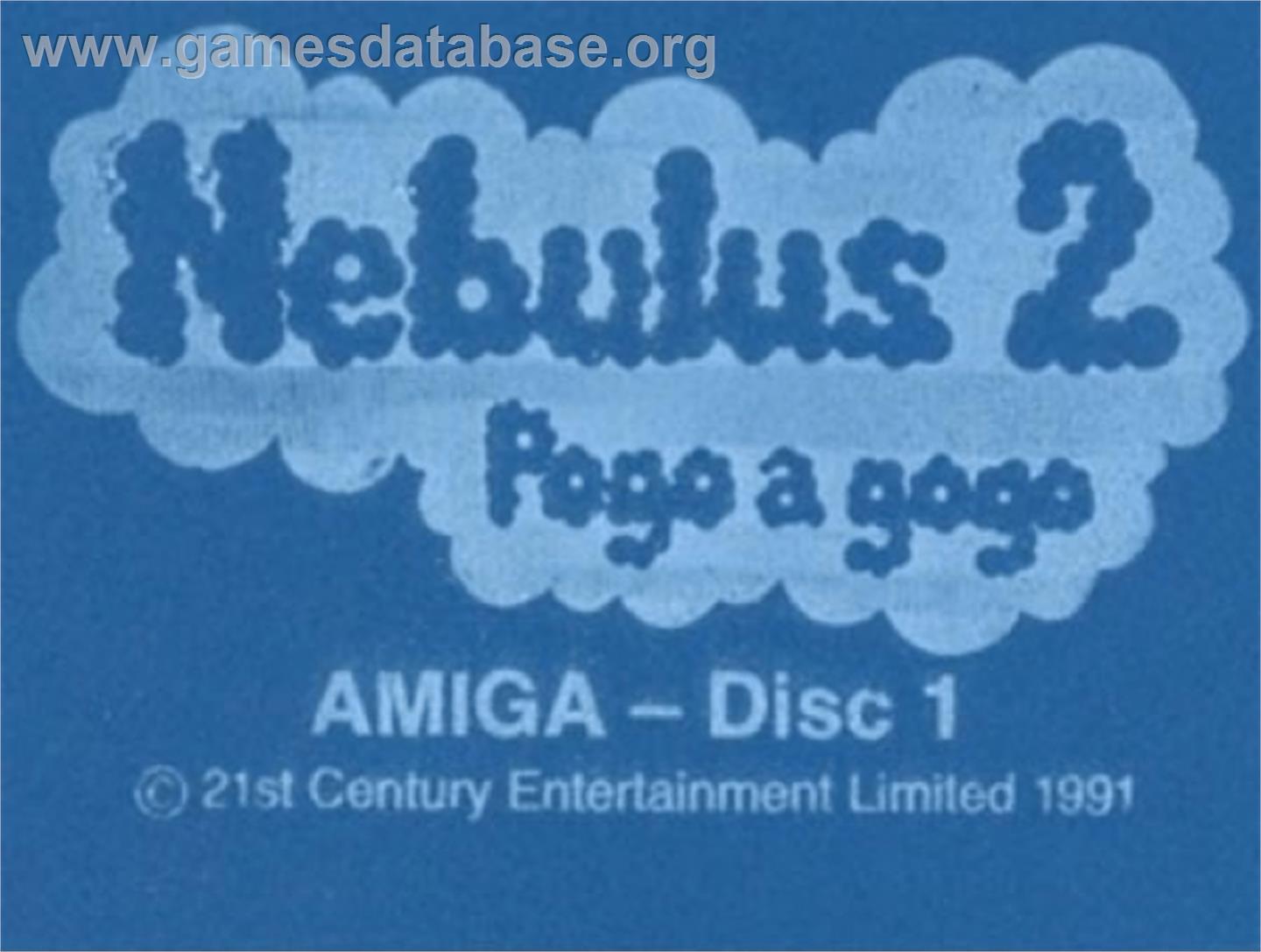 Nebulus 2 - Pogo A Gogo - Commodore Amiga - Artwork - Cartridge Top