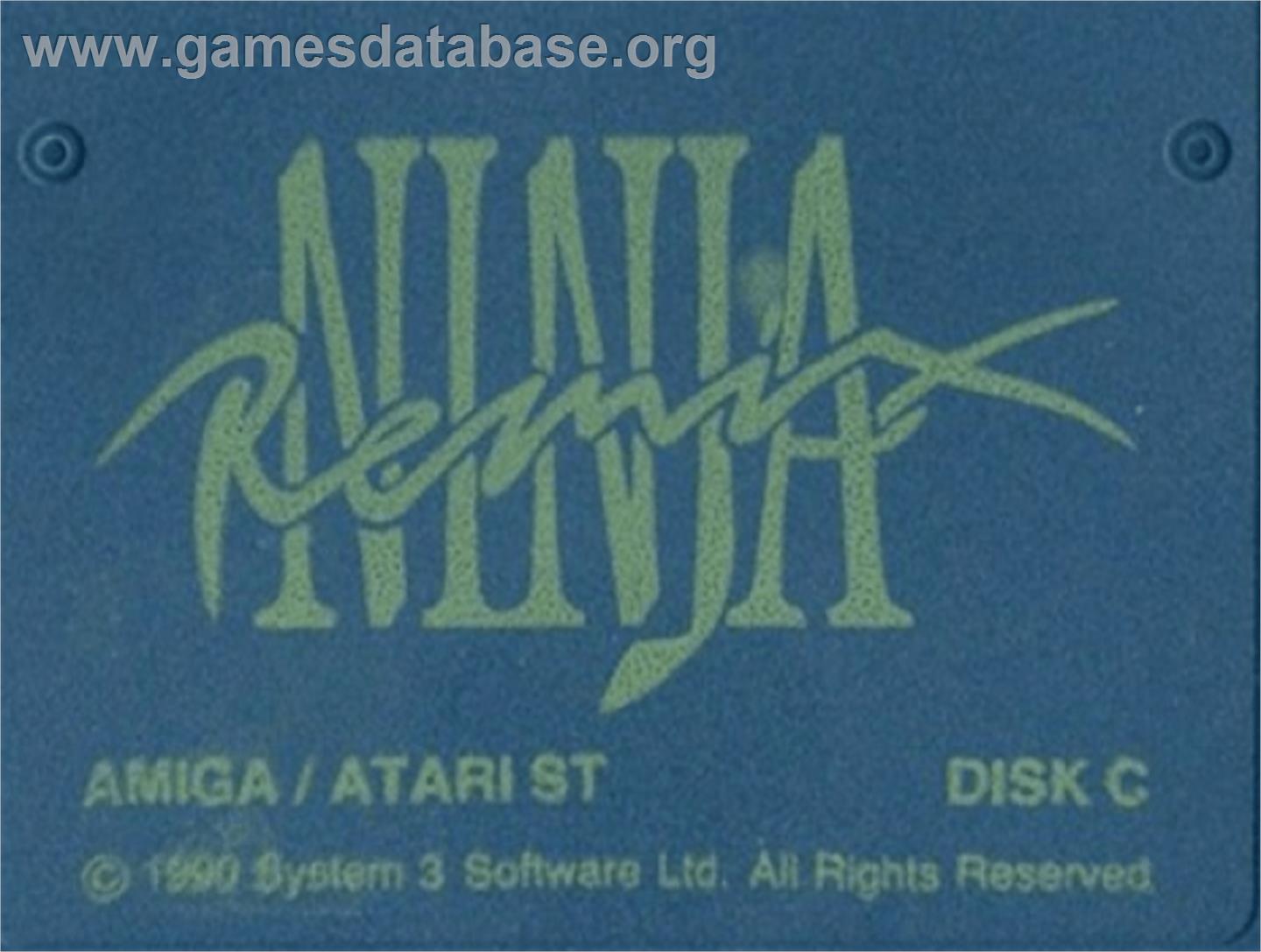 Ninja Remix - Commodore Amiga - Artwork - Cartridge Top