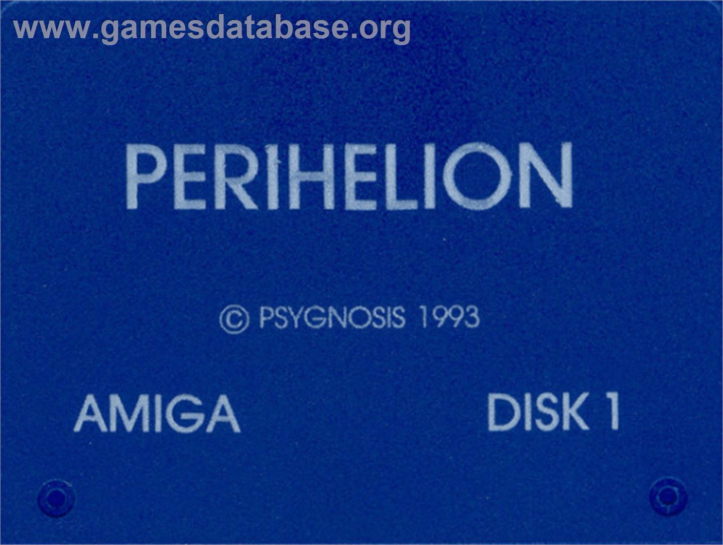 Perihelion - Commodore Amiga - Artwork - Cartridge Top