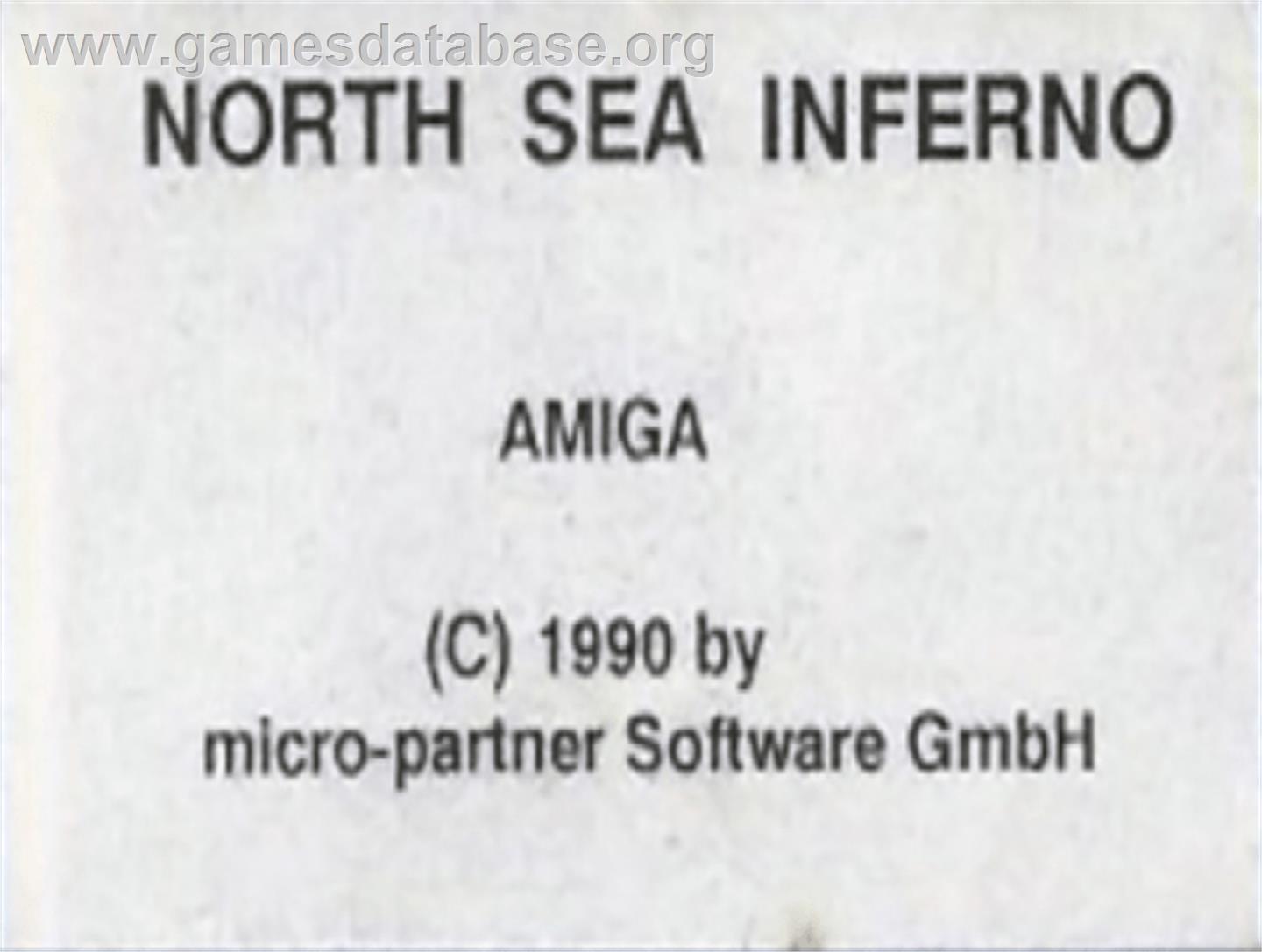 Persian Gulf Inferno - Commodore Amiga - Artwork - Cartridge Top