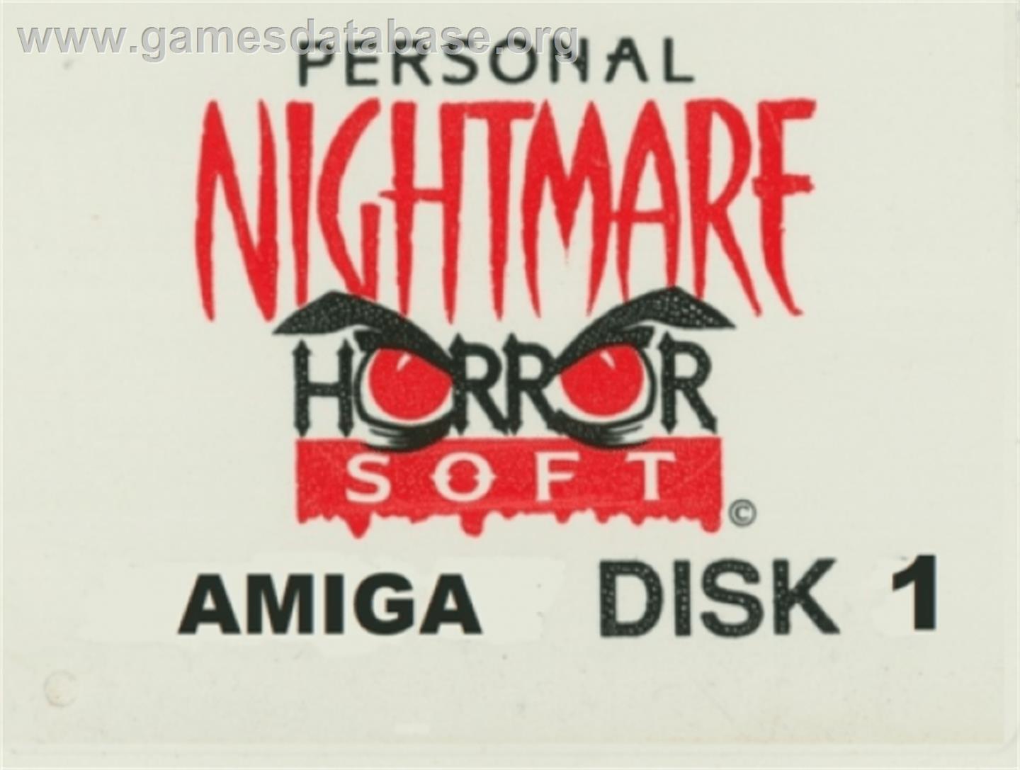 Personal Nightmare - Commodore Amiga - Artwork - Cartridge Top