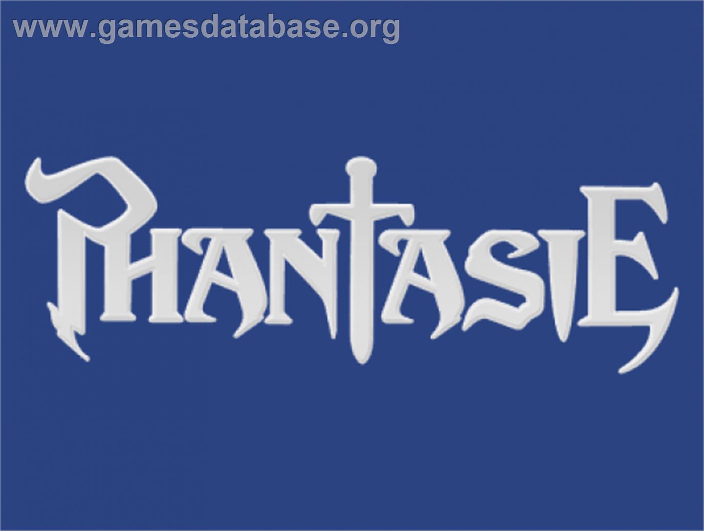 Phantasie - Commodore Amiga - Artwork - Cartridge Top