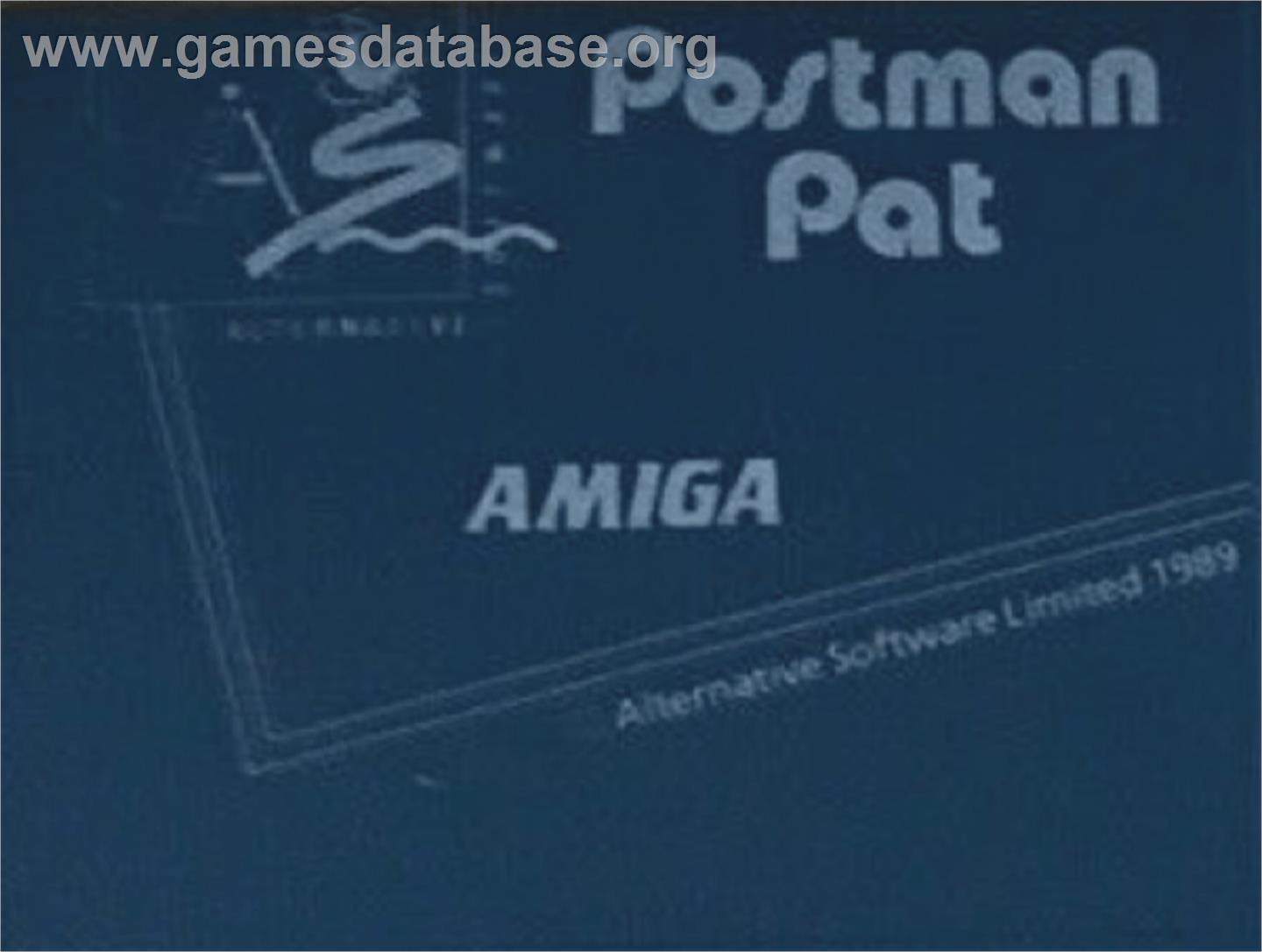 Postman Pat - Commodore Amiga - Artwork - Cartridge Top