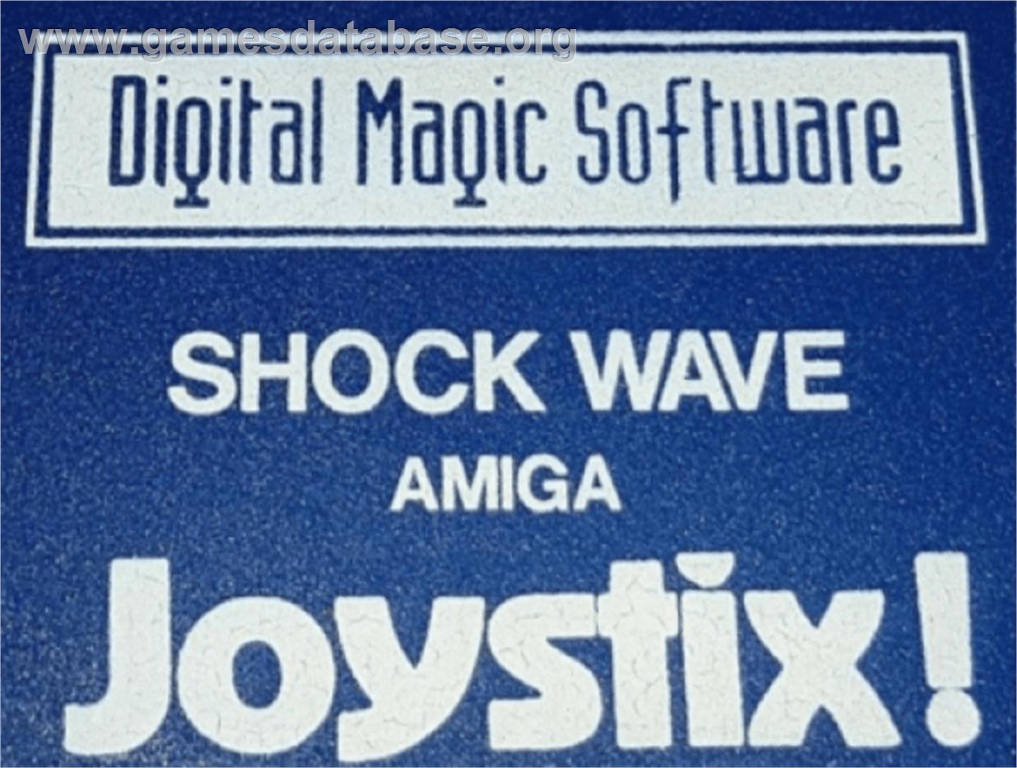 Shockwave - Commodore Amiga - Artwork - Cartridge Top