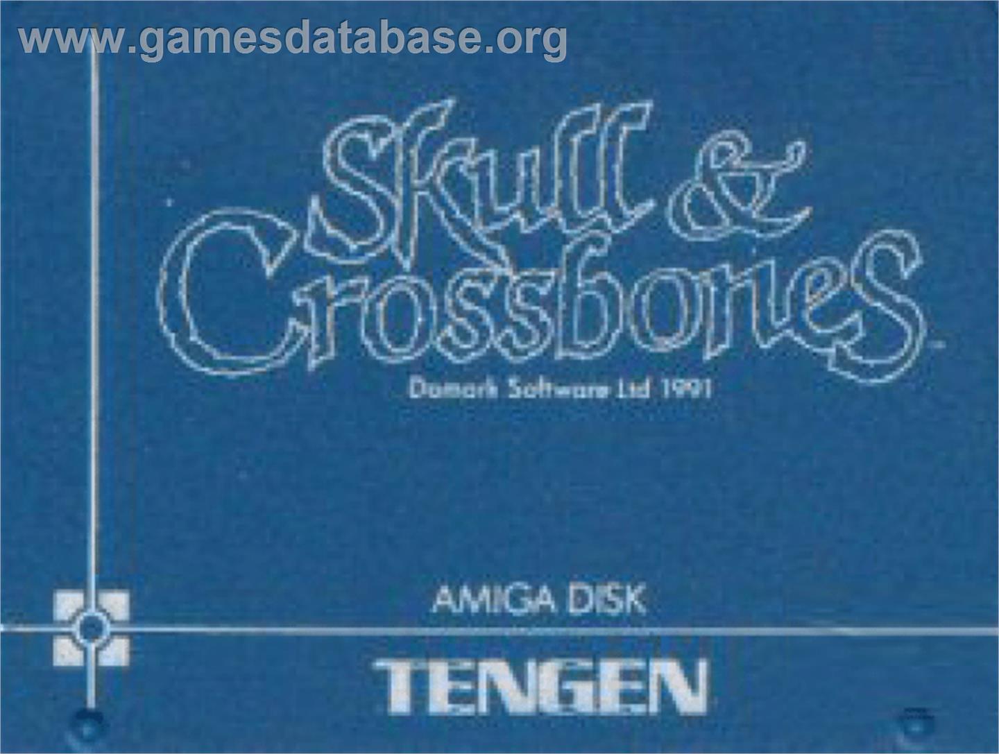 Skull & Crossbones - Commodore Amiga - Artwork - Cartridge Top