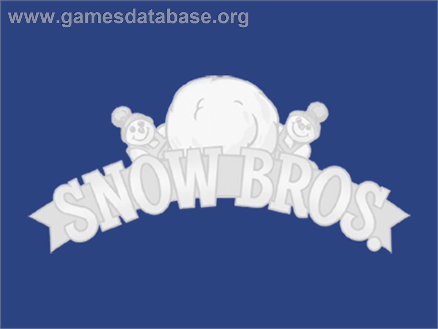 Snow Bros. - Commodore Amiga - Artwork - Cartridge Top