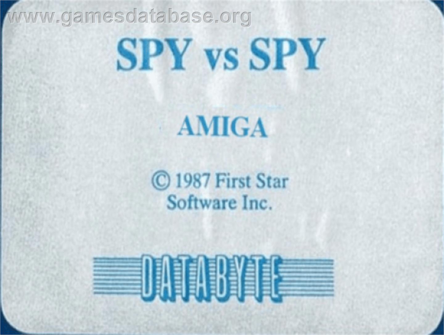 Spy Vs Spy - Commodore Amiga - Artwork - Cartridge Top