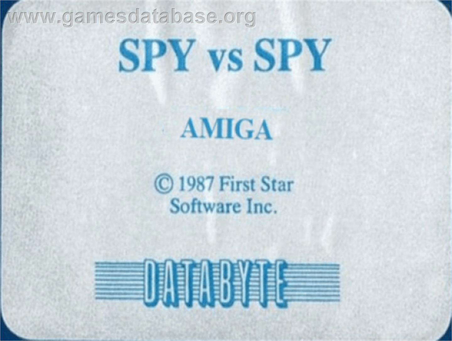 Spy vs. Spy - Commodore Amiga - Artwork - Cartridge Top