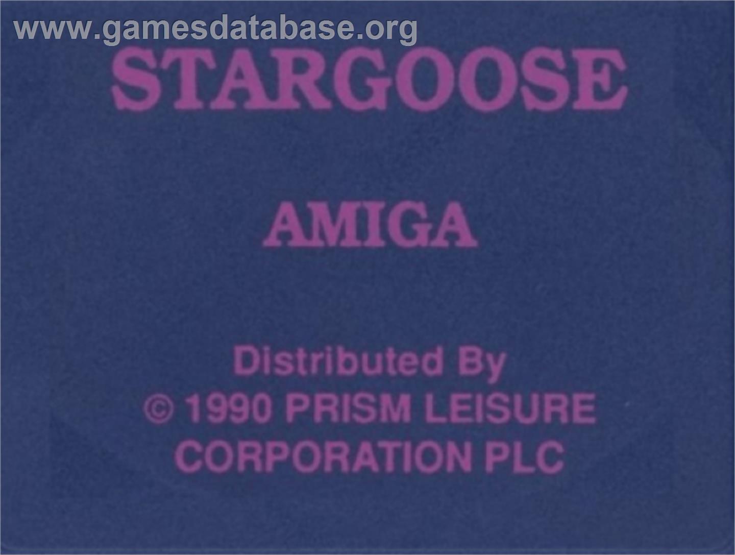 Star Goose - Commodore Amiga - Artwork - Cartridge Top