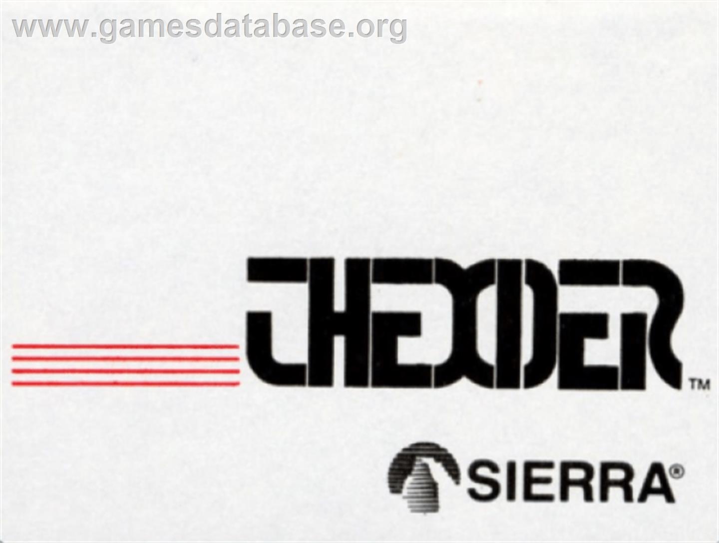 Thexder - Commodore Amiga - Artwork - Cartridge Top