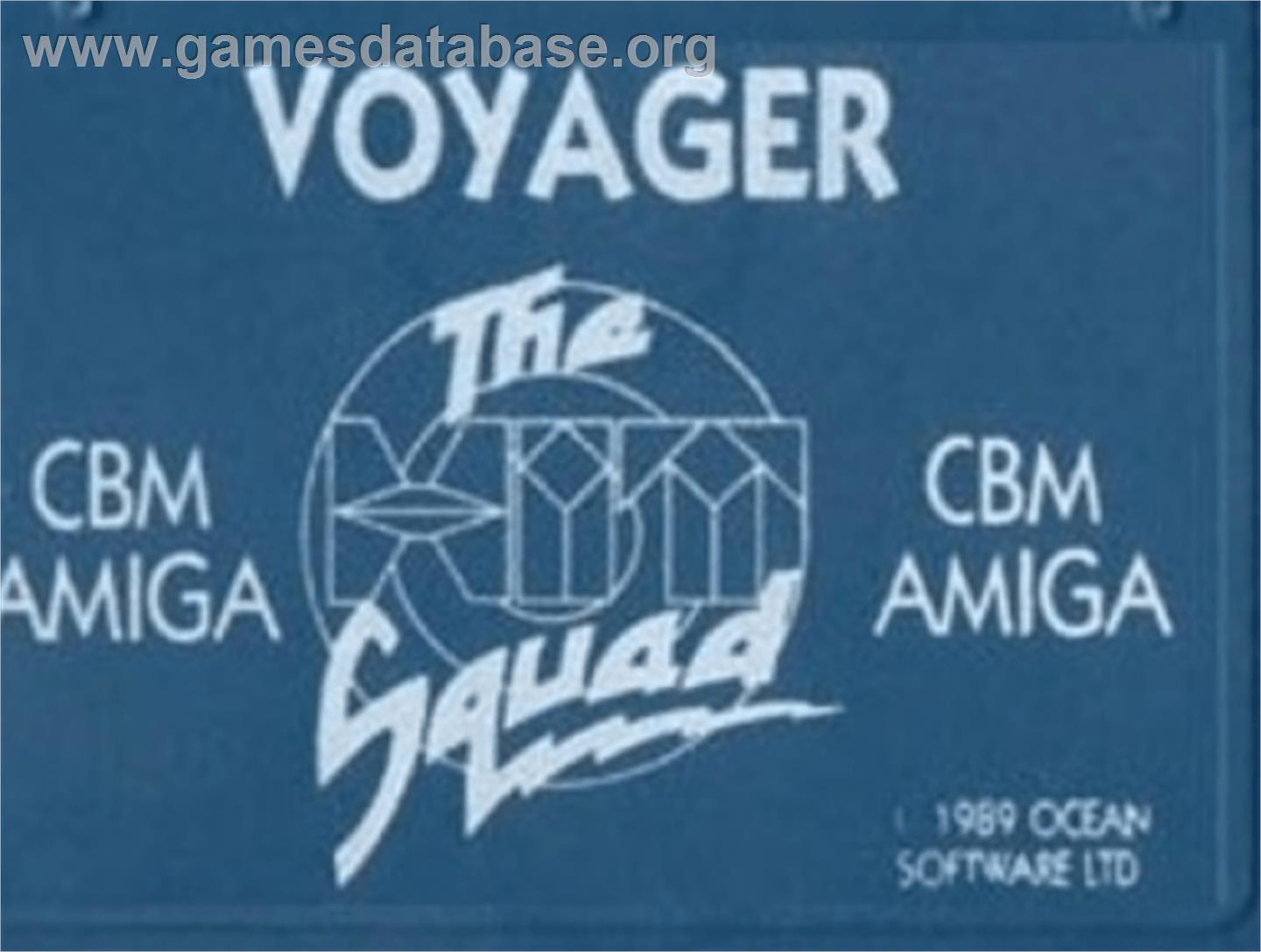 Voyager - Commodore Amiga - Artwork - Cartridge Top