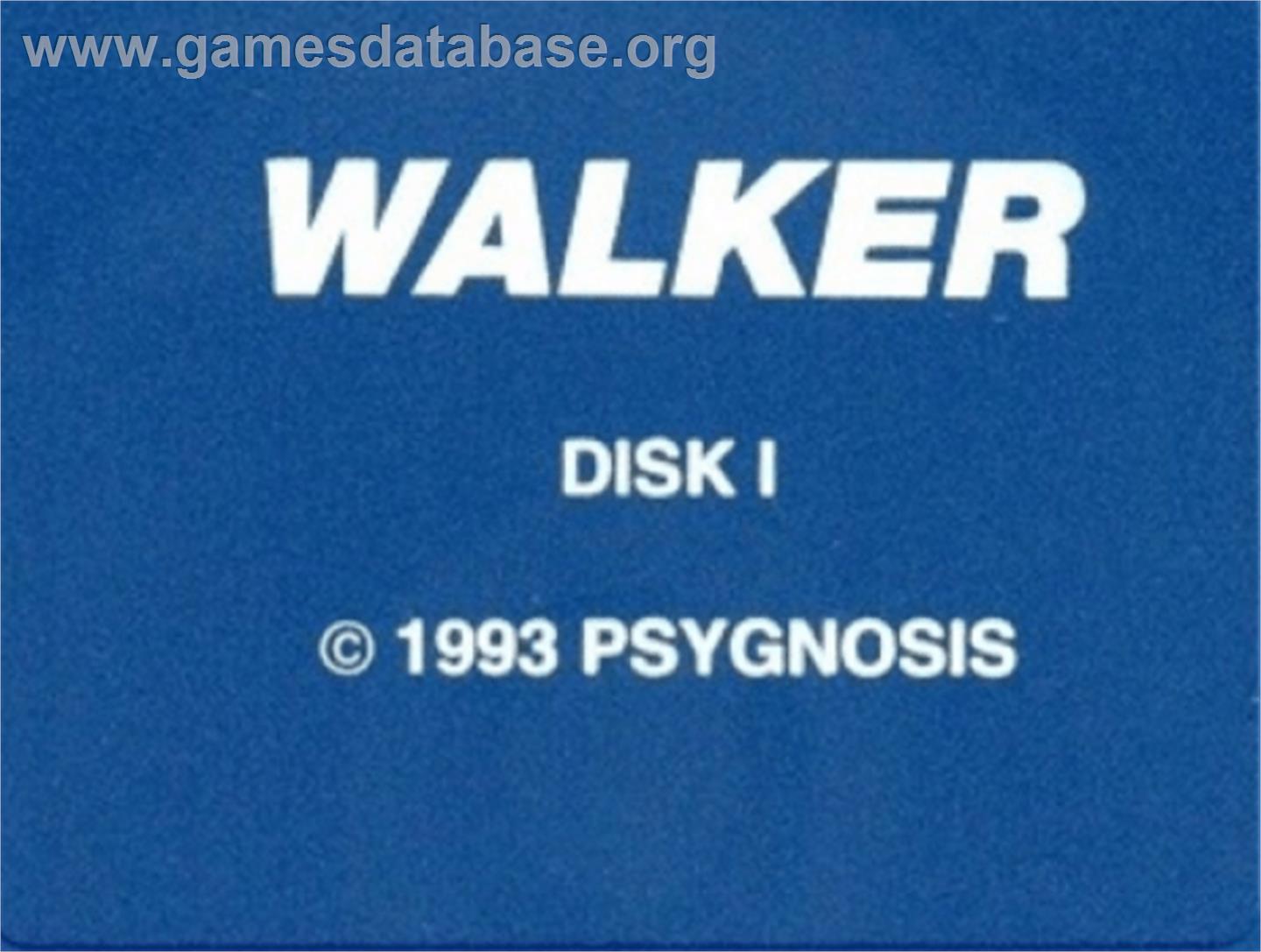 Walker - Commodore Amiga - Artwork - Cartridge Top