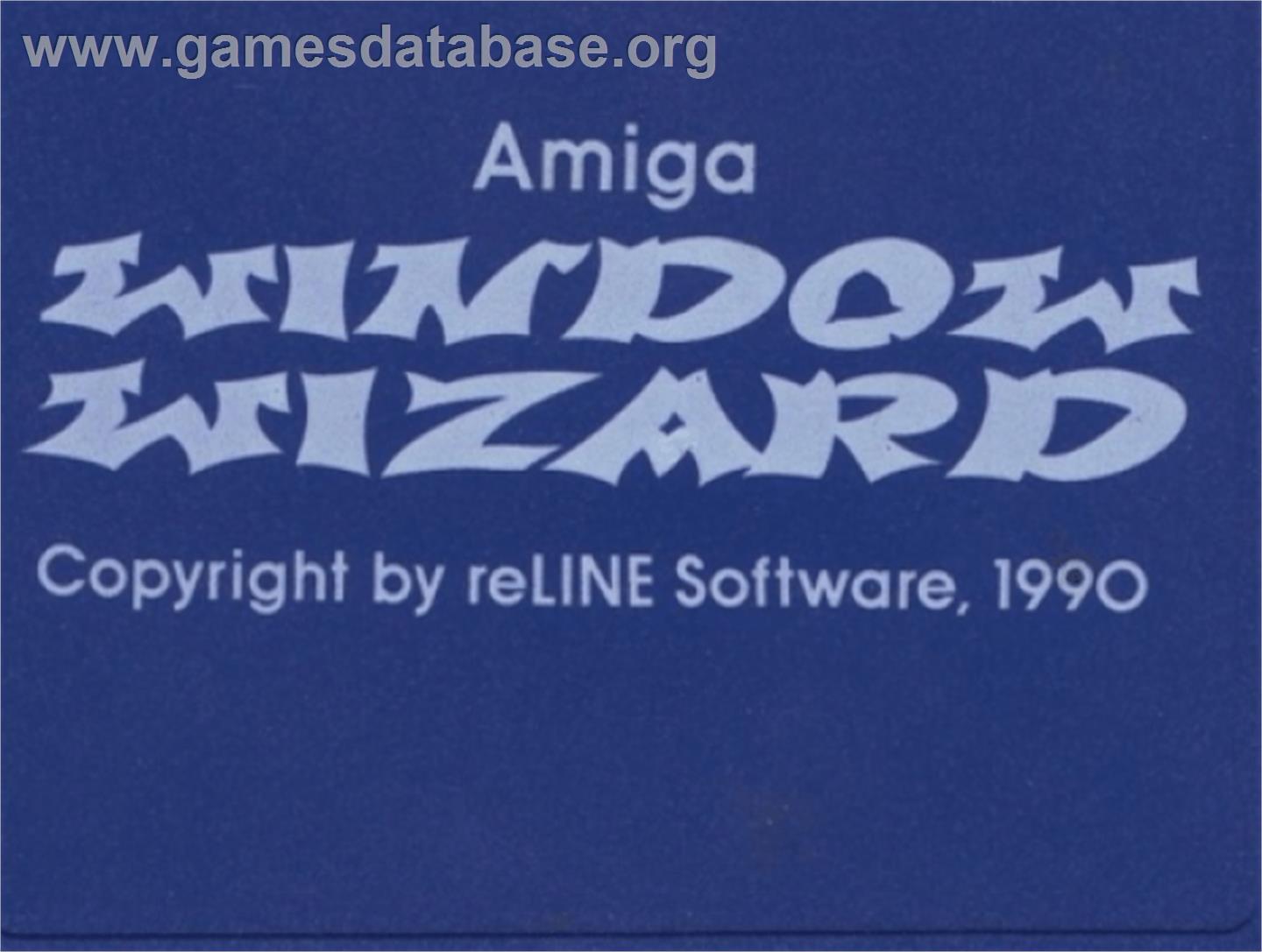 Window Wizard - Commodore Amiga - Artwork - Cartridge Top