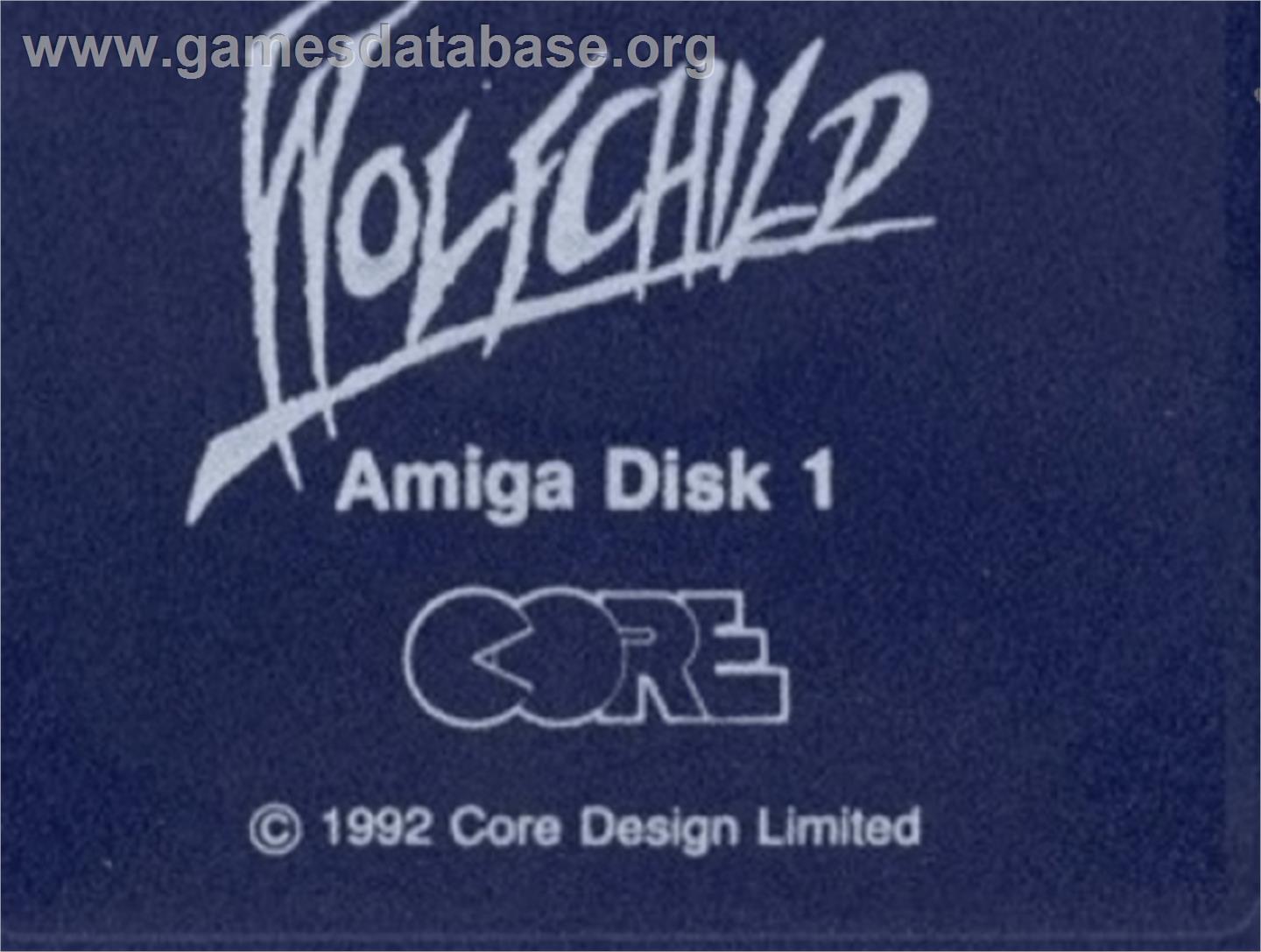 Wolfchild - Commodore Amiga - Artwork - Cartridge Top