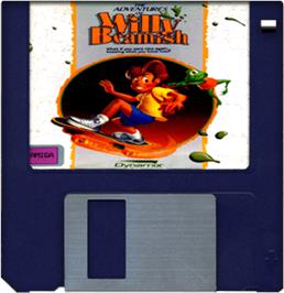 Artwork on the Disc for Adventures of Willy Beamish on the Commodore Amiga.