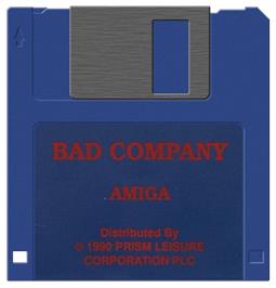 Artwork on the Disc for Bad Company on the Commodore Amiga.