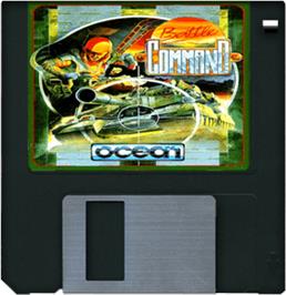 Artwork on the Disc for Battle Command on the Commodore Amiga.