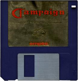 Artwork on the Disc for Campaign: From North Africa to Northern Europe on the Commodore Amiga.