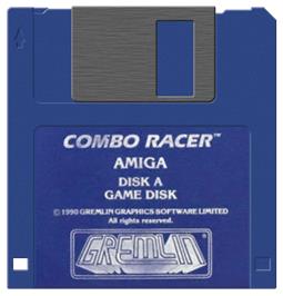 Artwork on the Disc for Combo Racer on the Commodore Amiga.