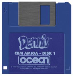 Artwork on the Disc for Dennis on the Commodore Amiga.