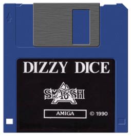 Artwork on the Disc for Dizzy Dice on the Commodore Amiga.