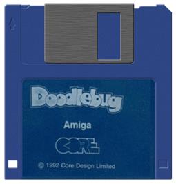 Artwork on the Disc for Doodle Bug: Bug Bash 2 on the Commodore Amiga.