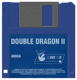 Artwork on the Disc for Double Dragon II - The Revenge on the Commodore Amiga.