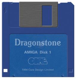 Artwork on the Disc for Dragonstone on the Commodore Amiga.