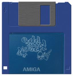 Artwork on the Disc for Edd the Duck on the Commodore Amiga.