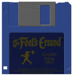 Artwork on the Disc for Fool's Errand on the Commodore Amiga.