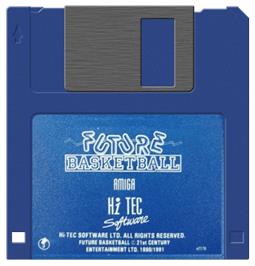 Artwork on the Disc for Future Basketball on the Commodore Amiga.