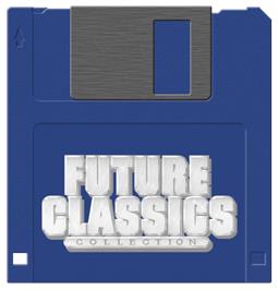 Artwork on the Disc for Future Classics Collection on the Commodore Amiga.