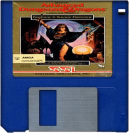 Artwork on the Disc for Gateway to the Savage Frontier on the Commodore Amiga.