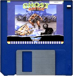 Artwork on the Disc for Ghost Battle on the Commodore Amiga.