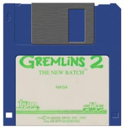 Artwork on the Disc for Gremlins 2: The New Batch on the Commodore Amiga.