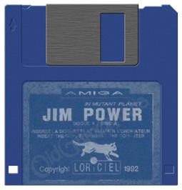 Artwork on the Disc for Jim Power in 