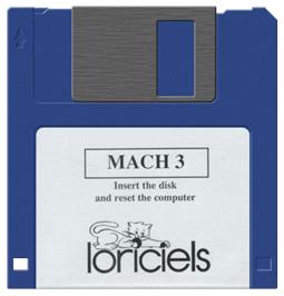 Artwork on the Disc for Mach 3 on the Commodore Amiga.