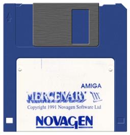 Artwork on the Disc for Mercenary III : The Dion Crisis on the Commodore Amiga.