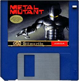 Artwork on the Disc for Metal Mutant on the Commodore Amiga.