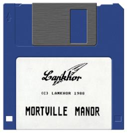 Artwork on the Disc for Mortville Manor on the Commodore Amiga.