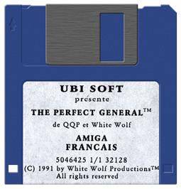 Artwork on the Disc for Perfect General on the Commodore Amiga.