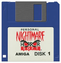 Artwork on the Disc for Personal Nightmare on the Commodore Amiga.