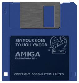 Artwork on the Disc for Seymour Goes to Hollywood on the Commodore Amiga.