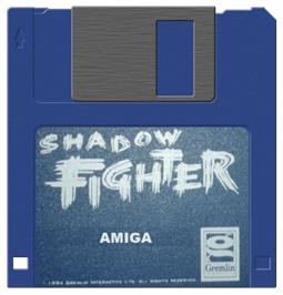 Artwork on the Disc for Shadow Fighter on the Commodore Amiga.